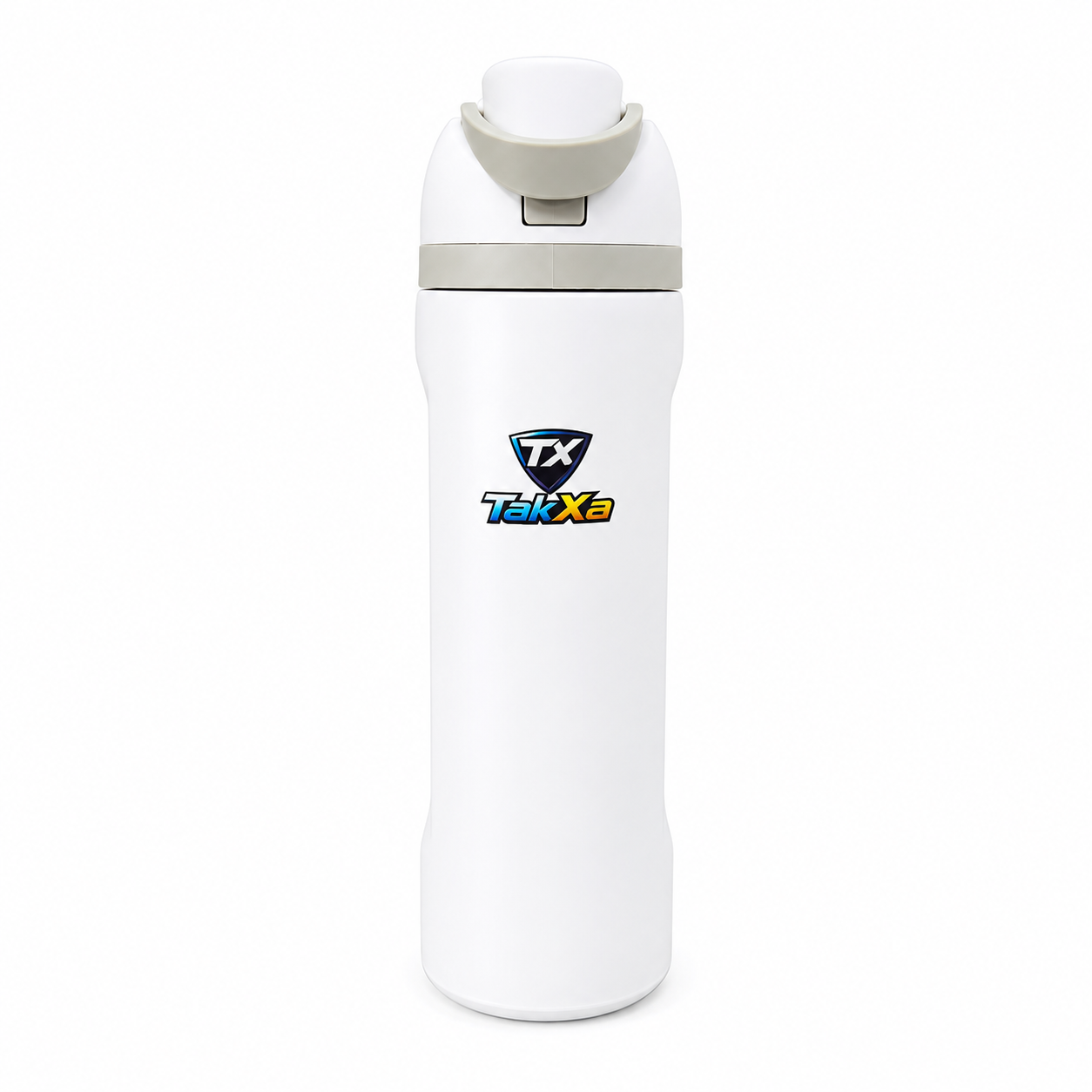 Taxa Gym Water Bottle with Straw & Chug Lid, Leak Proof Push Button Opening, BPA Free, Sports Bottle with Handle- 700ml
