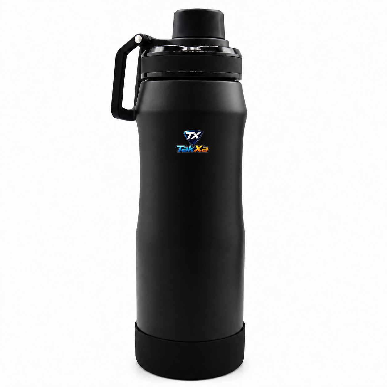 Stainless Steel Water Bottle, Leakproof, Quick Fill Lid, BPA, Suitable for Home, Office, Gym, Travel & Hiking (Black)