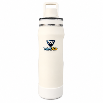 White insulatec water bottle